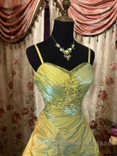 Fairytale Sage A-Line Mask Evening Prom Dresses Beaded Satin Evening Gown For Birthady&Graduation
